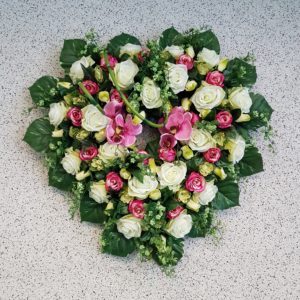 Hart - Bloemen voor een begrafenis - Overlijden - Begrafenisondernemer AIC Heirbrant Vilvoorde Zaventem Grimbergen Wolvertem