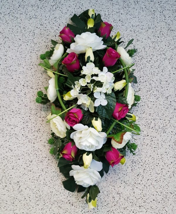 Gerbe 1 - Fleurs pour des obsèques - Un enterrement -Couronnes - Décès - Pompes funèbres AIC Heirbrant Bruxelles Strombeek Jette Neder over Heembeek
