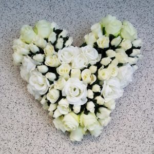 Coeur petit 35 - - Fleurs pour des obsèques - Décès - Pompes funèbres AIC Heirbrant Grimbergen Wolvertem Beigem Humbeek